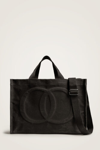 Minimal Noor Siyah Kanvas Çanta - Imannoor (2)