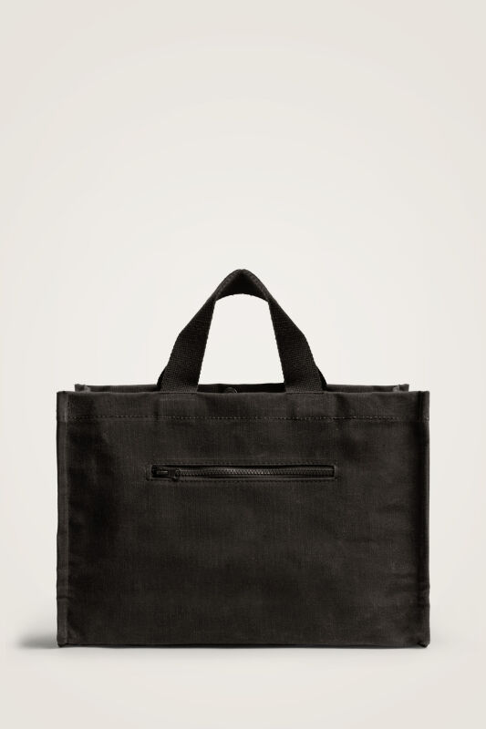 Minimal Noor Siyah Kanvas Çanta - 4