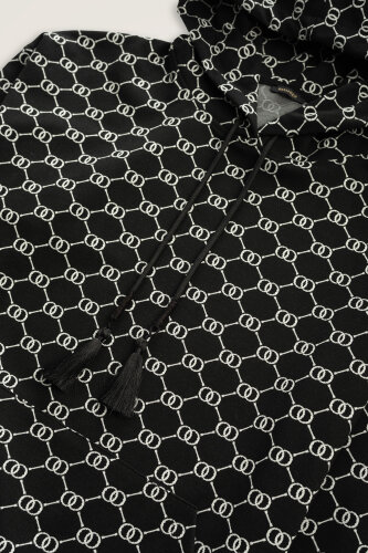 Monogram Black Knit Sweater - Imannoor (1)