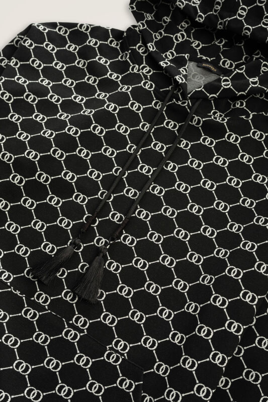 Monogram Black Knit Sweater - 2