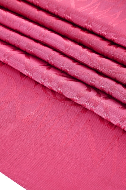 Monogram Fuchsia Shiny Jacquard Shawl - 2