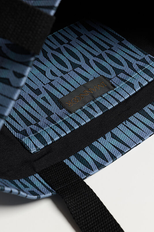 Monogram Indigo Cotton Bag - 2