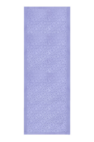 Monogram Lavender Shiny Jacquard Shawl 
