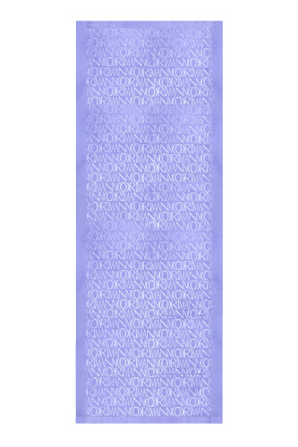Monogram Lavender Shiny Jacquard Shawl 