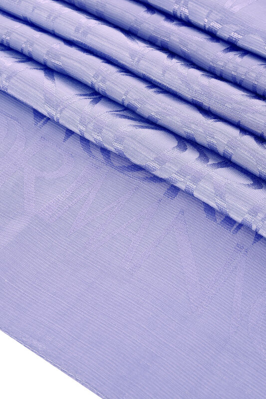 Monogram Lavender Shiny Jacquard Shawl - 2