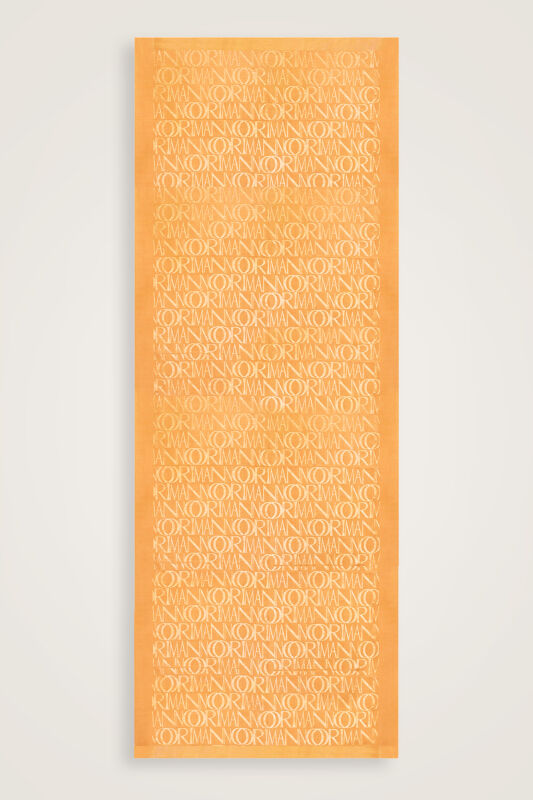 Monogram Saffron Shiny Jacquard Shawl - 1