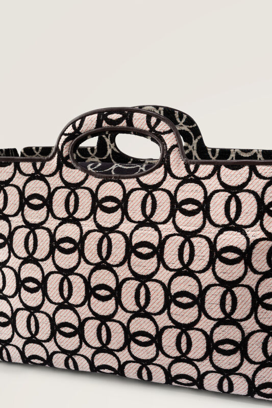 Monogram Woven Beige Bag - 3