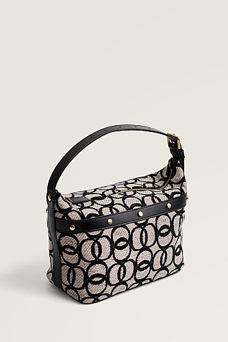 Monogram Woven Beige Box Bag - 2