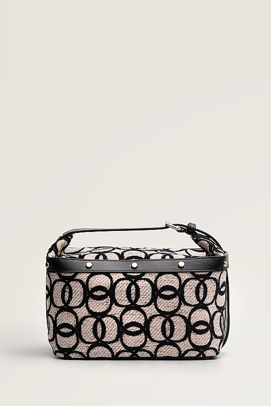 Monogram Woven Beige Box Bag - 1