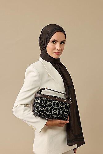 Monogram Woven Black Box Bag - 3