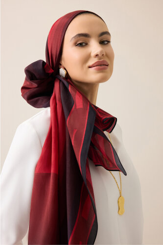 Moon Gate Cherry Floss Cotton Shawl 