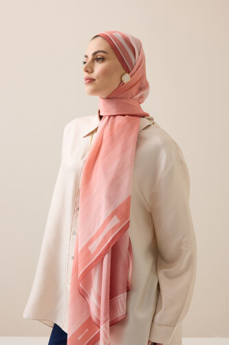 Moon Gate Powder Floss Cotton Shawl - 3