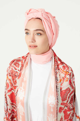 Mozaik Kırmızı İpek Şal 200x150 - 4