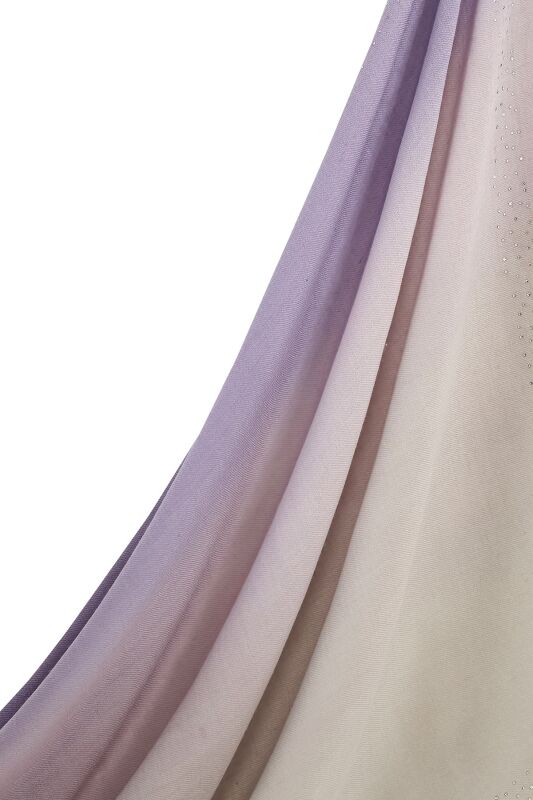 Muson Wool Sİlk Shawl Lilac - 5