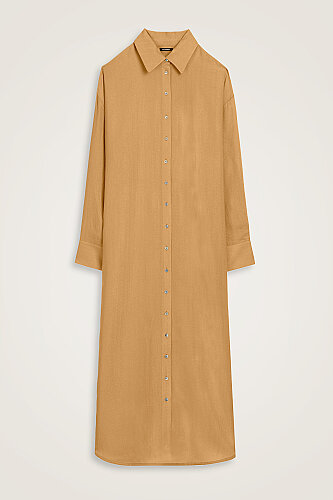 Mustard Naia Shirt Dress 