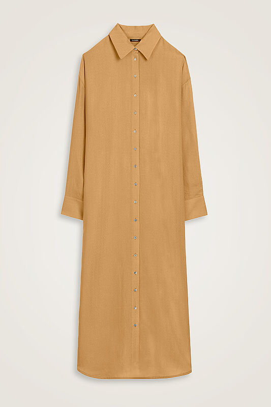 Mustard Naia Shirt Dress - 1