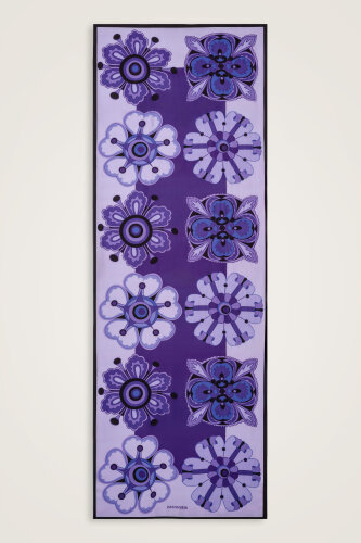 Nilüfer Mor Floş Viskon Şal 70x210 - Imannoor (2)