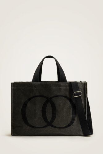Noor Canvas Bag Black - 2