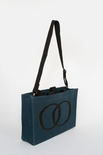 Noor Canvas Bag Denim Color - 5