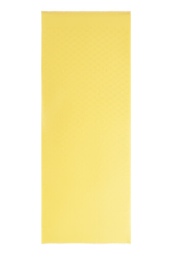 Noor Hexagon Silk Jacquard Shawl Yellow 