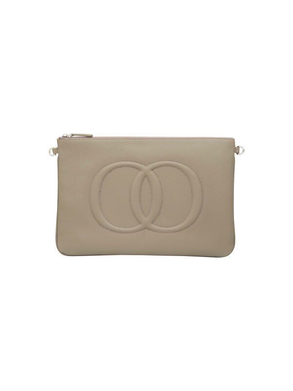 Noor Mink Leather Clutch Bag - 4