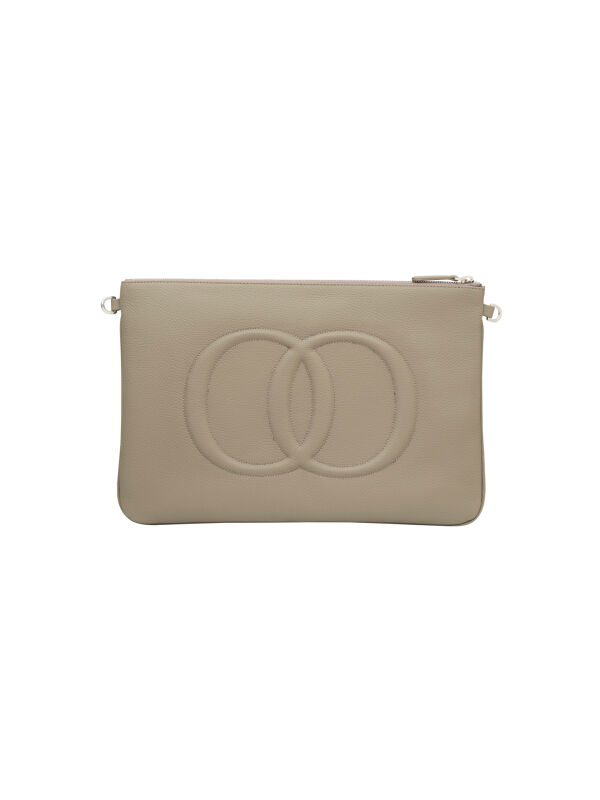 Noor Mink Leather Clutch Bag - 5