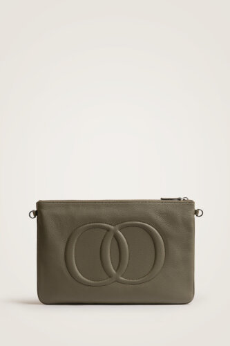 Noor Mink Leather Clutch Bag - 2