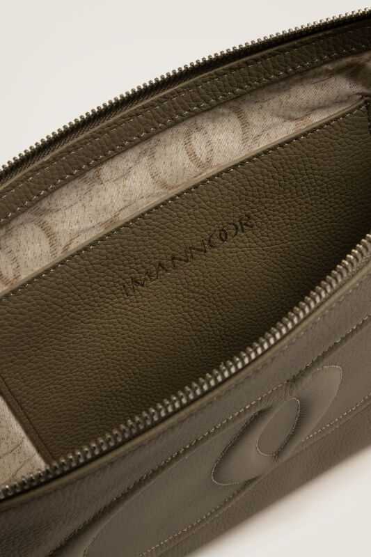 Noor Mink Leather Clutch Bag - 4