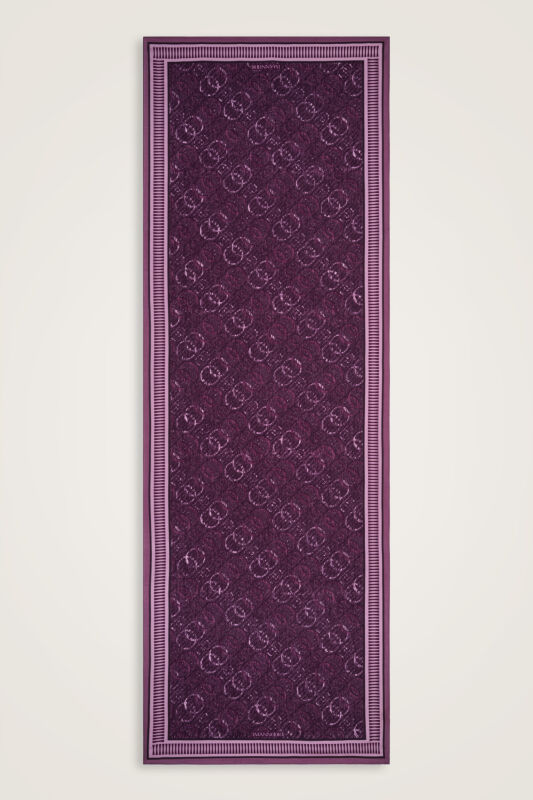 Noor Rain Lilac Cotton Floss Scarf - 2