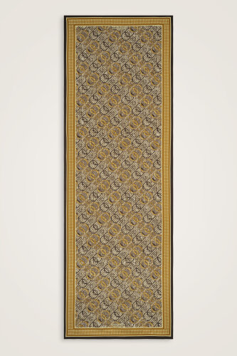 Noor Rain Yellow Cotton Floss Scarf - 2