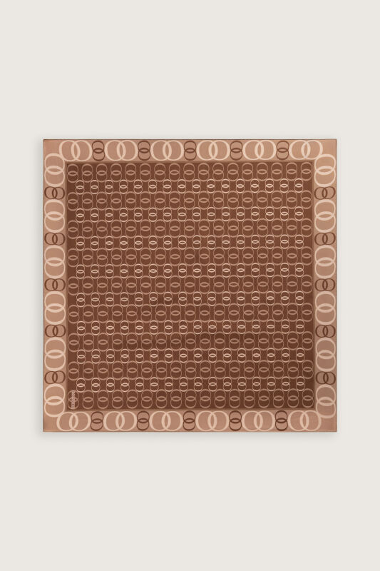 Noor Road 2 Cinnamon Silk Scarf - 2