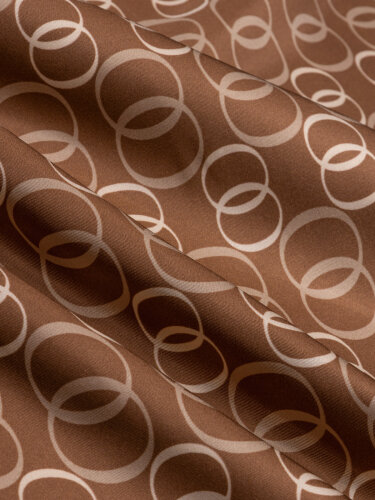 Noor Road 2 Cinnamon Silk Scarf - 4