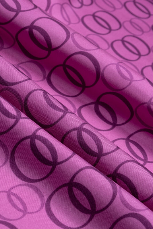 Noor Road 2 Fuchsia Silk Scarf - 4