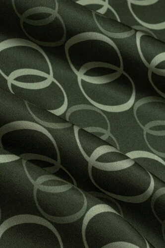 Noor Road 2 Khaki Silk Scarf - 4