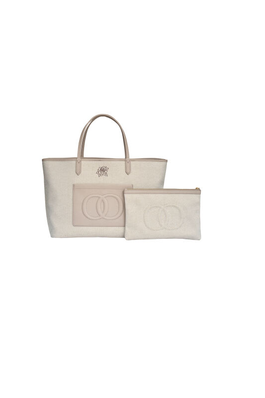 Noor Shopping Bag Beige - 1