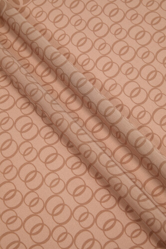 Noor Way Silk Shawl Beige - 4