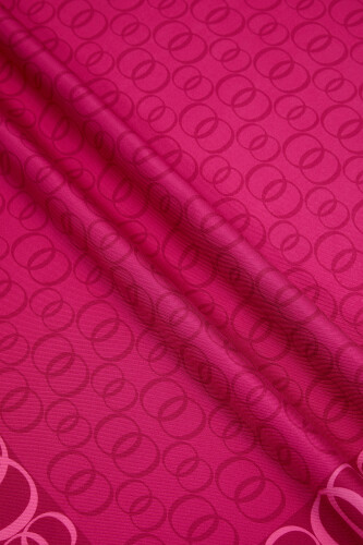 Noor Way Silk Scarf Fuchsia - 4