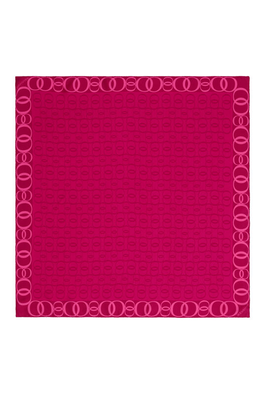 Noor Way Silk Scarf Fuchsia - 2