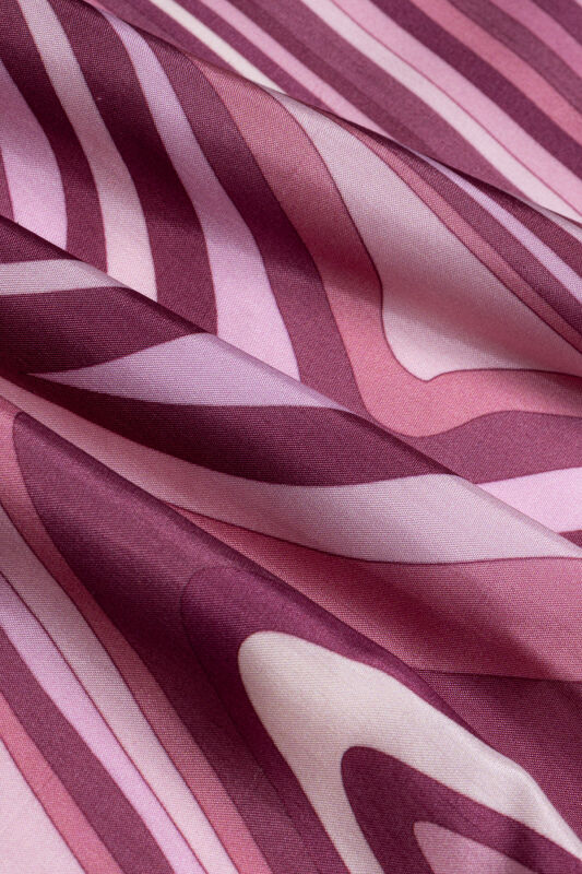 Noor with Waves Dusty Rose Viscose Shawl - 4