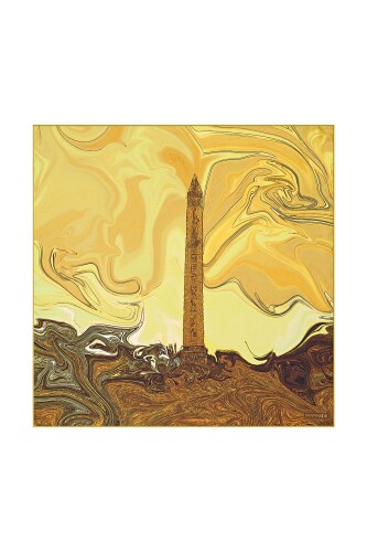 Obelisk Twill Silk Foulard 