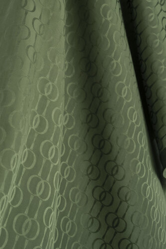 Oryantal Zincir Yeşil Pamuk İpek Şal 70x200 - Imannoor (2)