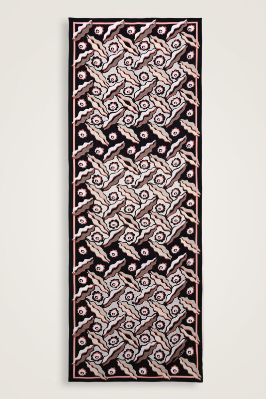 Pelenk Black Viscose Shawl - 2