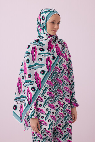 Pelenk Pink Viscose Shawl 