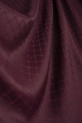 Pencere Kafes Bordo Ramy Jakar Şal 70x210 - Imannoor (2)