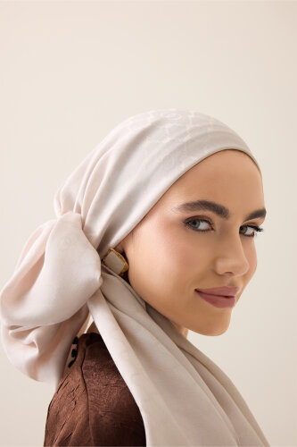 Pencere Kafes Pudra Ramy Jakar Şal 70x210 - Imannoor (1)