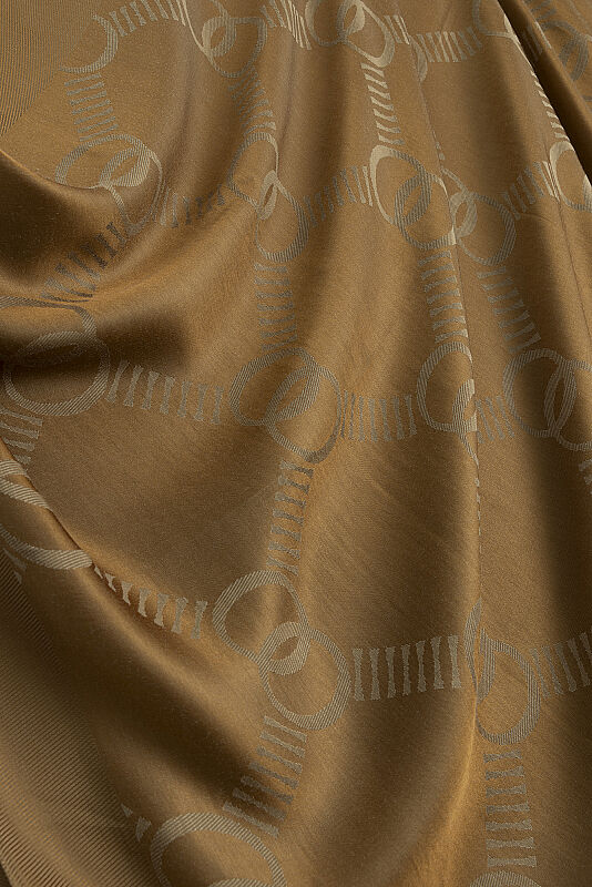 Petek Logo Haki Naia Air Jakar Şal 70x210 - 2