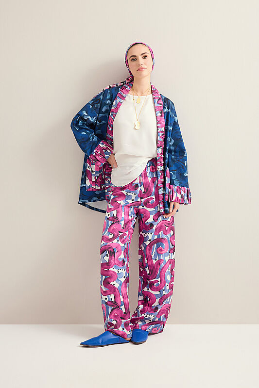 Plain White Twill Silk Sleeveless Blouse - 3