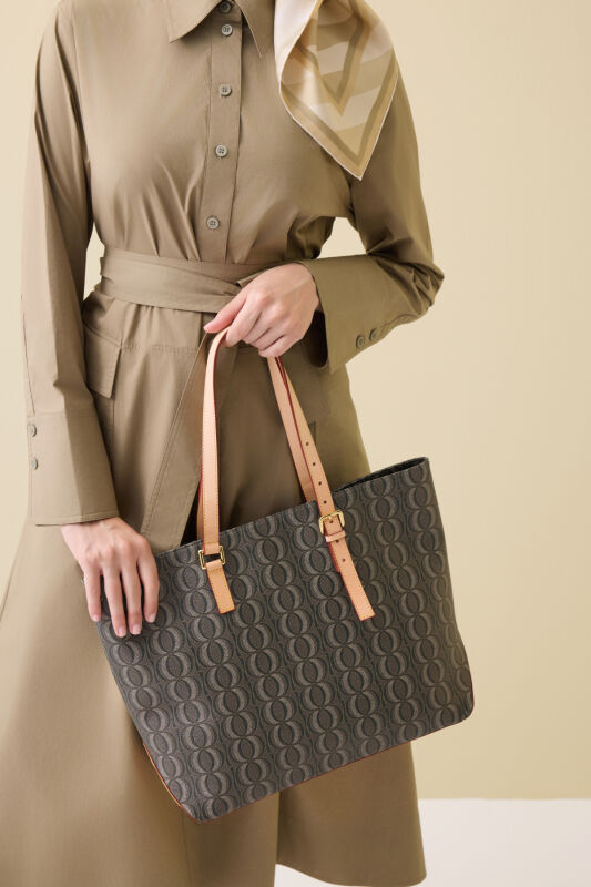 Plazamono Kahverengi Çanta - 6