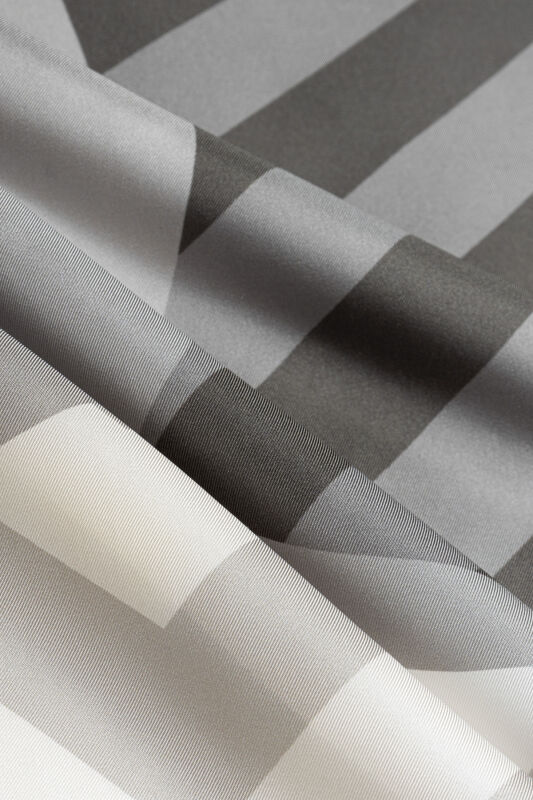Pop Art Gray Silk Scarf - 4