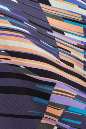 Pop Art Navy Blue Knit Blouse - 6